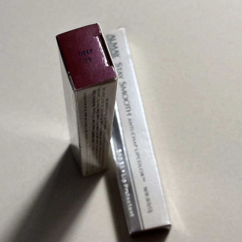 2x ALMAY Stay Smooth Anti-Chap Lipcolor with SPF 25 - Lip Protectant #39 DEEP